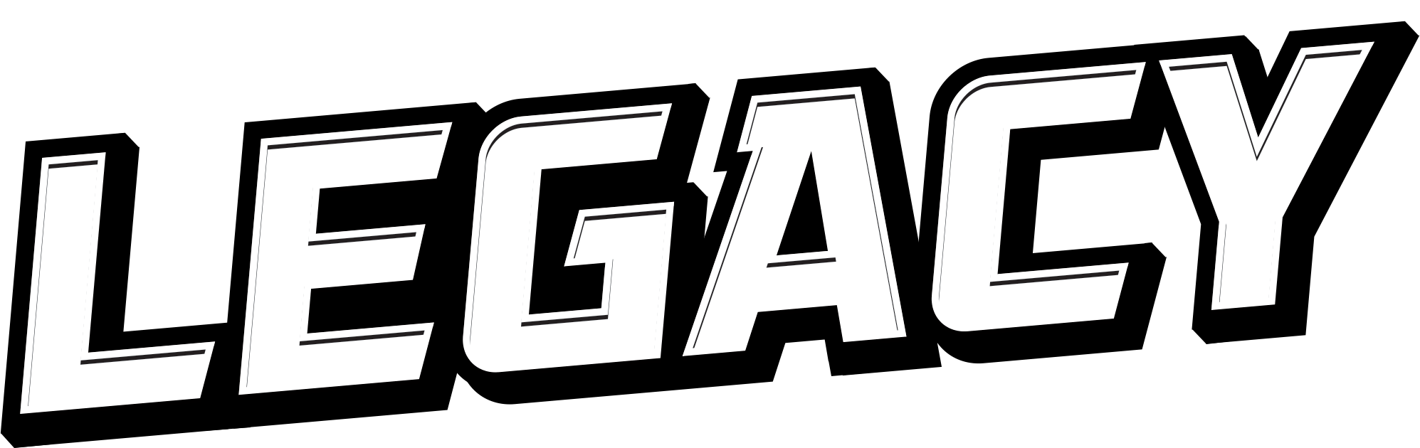 Masthead logo for the LEGACY webcomic by Rich Robinson