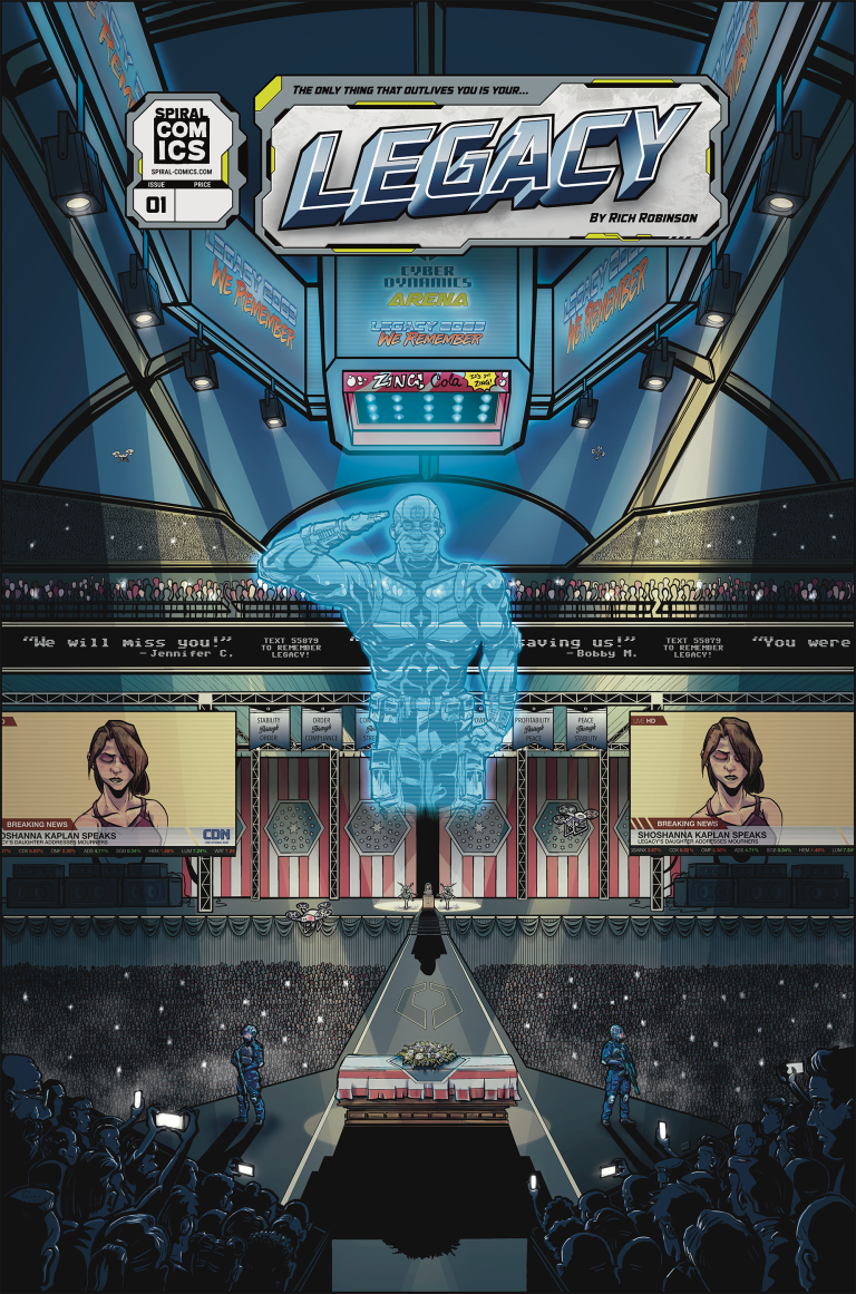 Legacy Issue 01 - "The Weight of Legacy" Cover